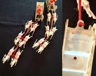 Christmas Santa Sleigh Reindeer
Plastic Hong Kong 8010