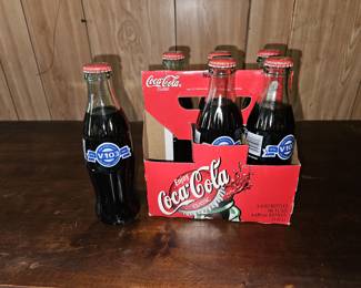 6 pack Coca Cola Bottles 25th Anniversary V103