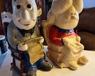 Russ Wallace Berrie XL 11.5" "World's Greatest Grandma & Grandpa" Figurine
Set