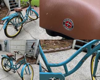 Used Schwinn 7 Speed Bicycle Beach Cruiser Bike 26"