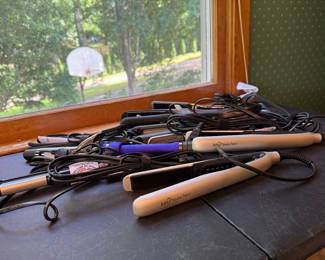 “Lot “ New Never Used Ion Ceramic Curling  & Flat Irons 