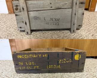 WWII Ammo Boxes