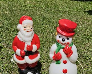 Vintage Christmas Blow Molds