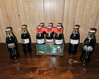 Collectible Olympics Coca Cola Bottles