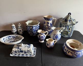 Collection of Blue & White