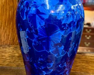 Tim Moran Art Glass Vase