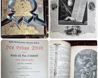 Antique Family Bible -Incredible Engravings