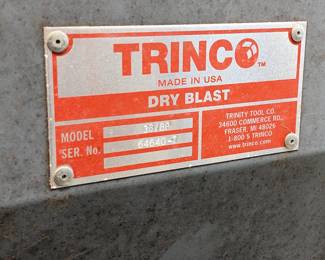 PLATE ON DRY BLAST