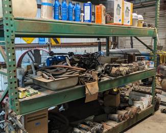 HUGE INDUSTRIAL SHELVING UNIT