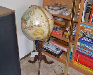World Globe on a Stand