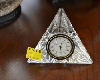 Waterford Pyramid Clock