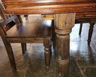 Dining table base-side
