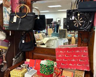 Vintage 1920's 1930's Christmas Gift Boxes, Marshall Fields, Gimbles...