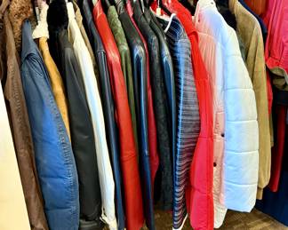 LOTS of HIGH END DESIGNER JACKETS