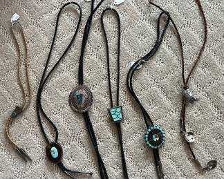 Sterling Bolo Ties