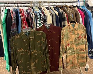 Entire Rack Double sided Of Vintage Ralph Lauren