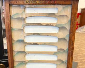 Ace Comb Display Case side.