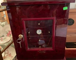 Cigar humidor and several others