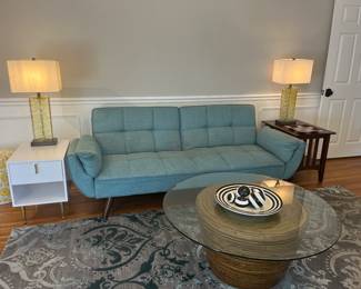 This sofa is a futon that makes a bed