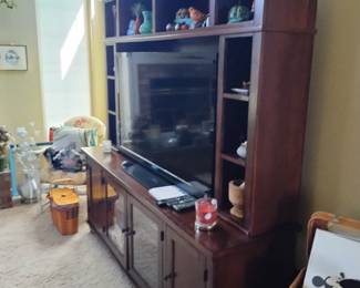 Entertainment Center Large Sony TV