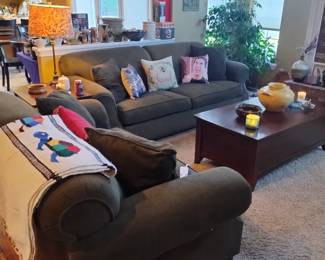 Sofa & Loveseat, Decorative Pillows