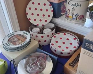 Disney Waffle Iron, Williams Sonoma Plates