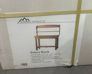 Outdoor Potters Bench - New In Box
