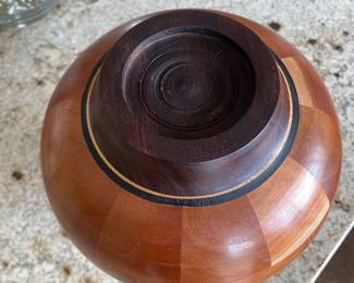 Vintage Southwest Style 9" Vase - Inlay with Turquoise