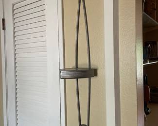 Modern Brushed Nickle Wall Mount Shelf