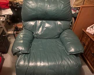 Green Leather Recliner