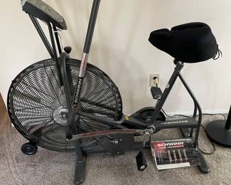Vintage Schwinn Dual Action Exercise Bike with Manual