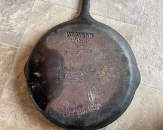 Vintage Wagners 1891 Original Cast Iron Skillet