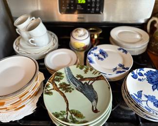 Fun accent plates and dinnerware