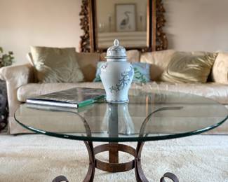 Wrought glass table
