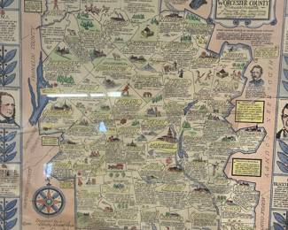 Worcester county map