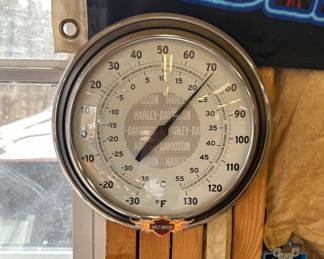 Harley Davidson outdoor thermometer