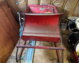 Early Horse drawn sleigh