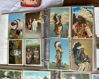 Native American postcards