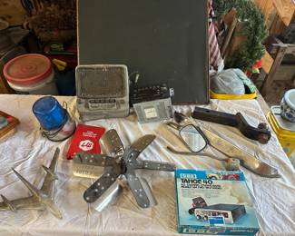 Vintage car parts and accessories