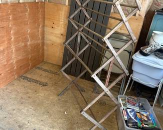 Vintage wooden drying rack