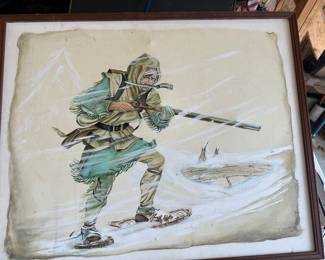 Painting signed R Chenette 67