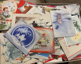 Vintage holiday cards