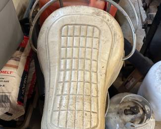 Vintage Harley Davidson seat