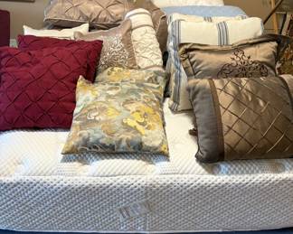 Linens (bed not for sale)