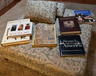 OTTOMAN, COFFEE TABLE BOOKS