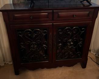 LOVELY PIECE, WITH CARVED FILIGREE WOODDOORS