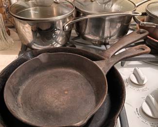 FARBERWARE CAST IRON SKILLETS