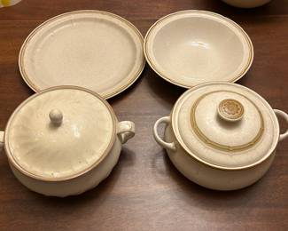 Crown Manor Hand Painted Stonewear