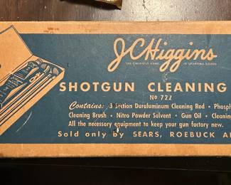 Vintage J.C. Higgins Shotgun Cleaning Kit, No. 722