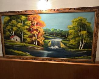 Vintage Velvet Painting